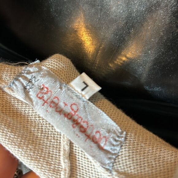 Johnny was Pete & Greta long sleeve hooded knit midi dress button front lg - Picture 6 of 6